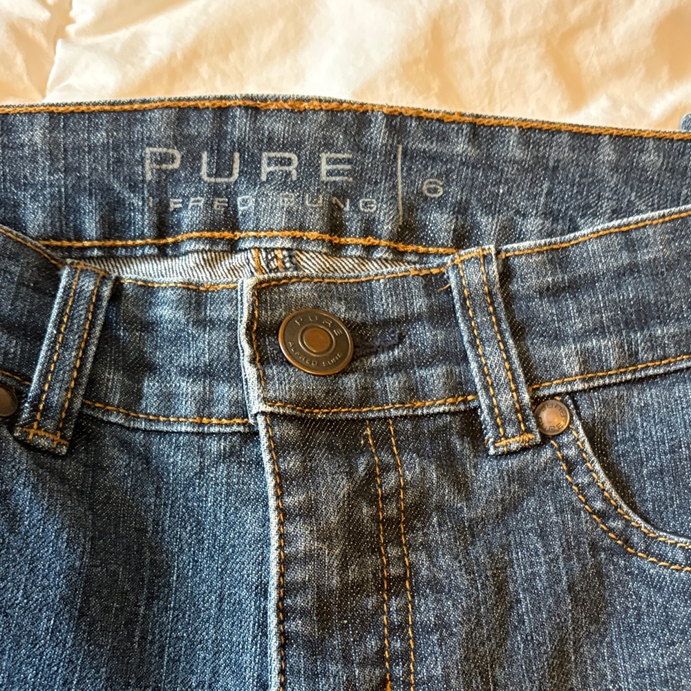 Pur Women's Boot Cut Jeans - Blue